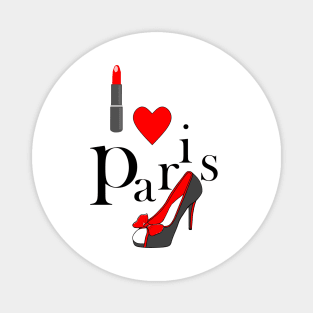 I LOVE Paris France Magnet